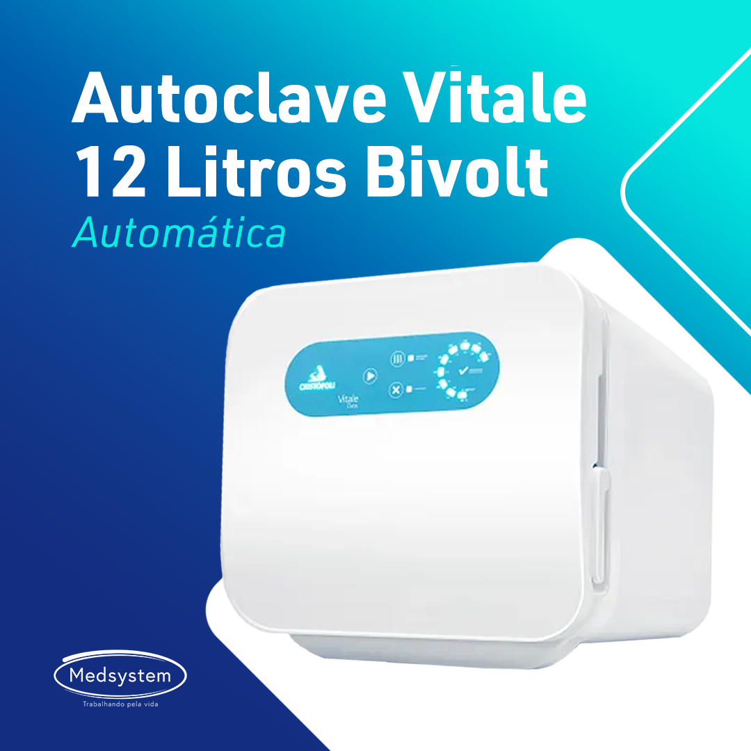 Autoclave Vitale Class 12 Litros: Esterilização Prática e Segura