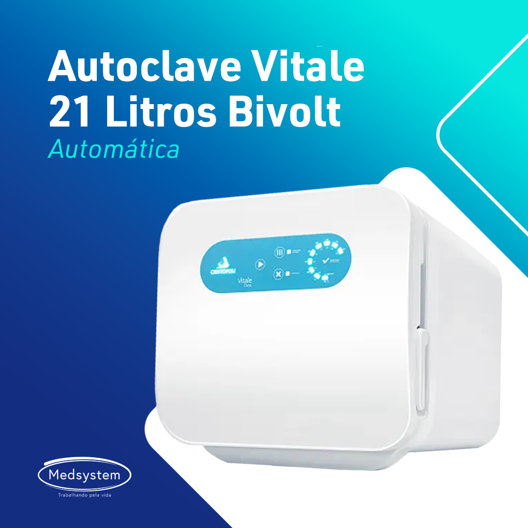 Autoclave Vitale Class 21 Litros: Esterilização Segura e Eficiente